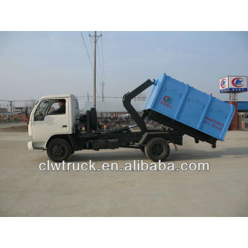 4000L DongFeng mini caminhão de lixo Arm-roll